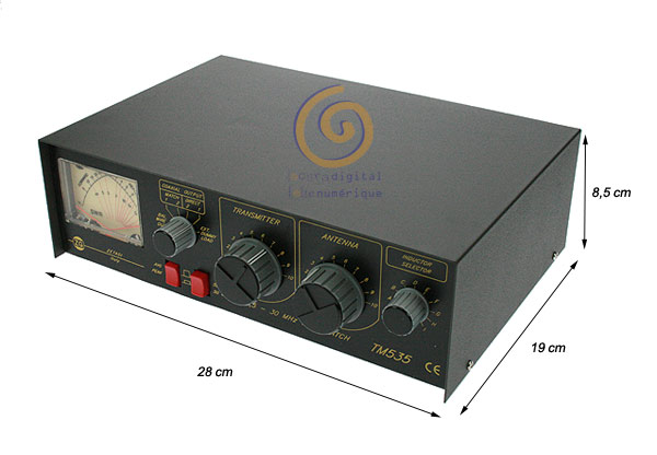 TM535 transmatch ZETAGI (antena tuner)   bitola de 1,5 a 30 Mhz. 500 W