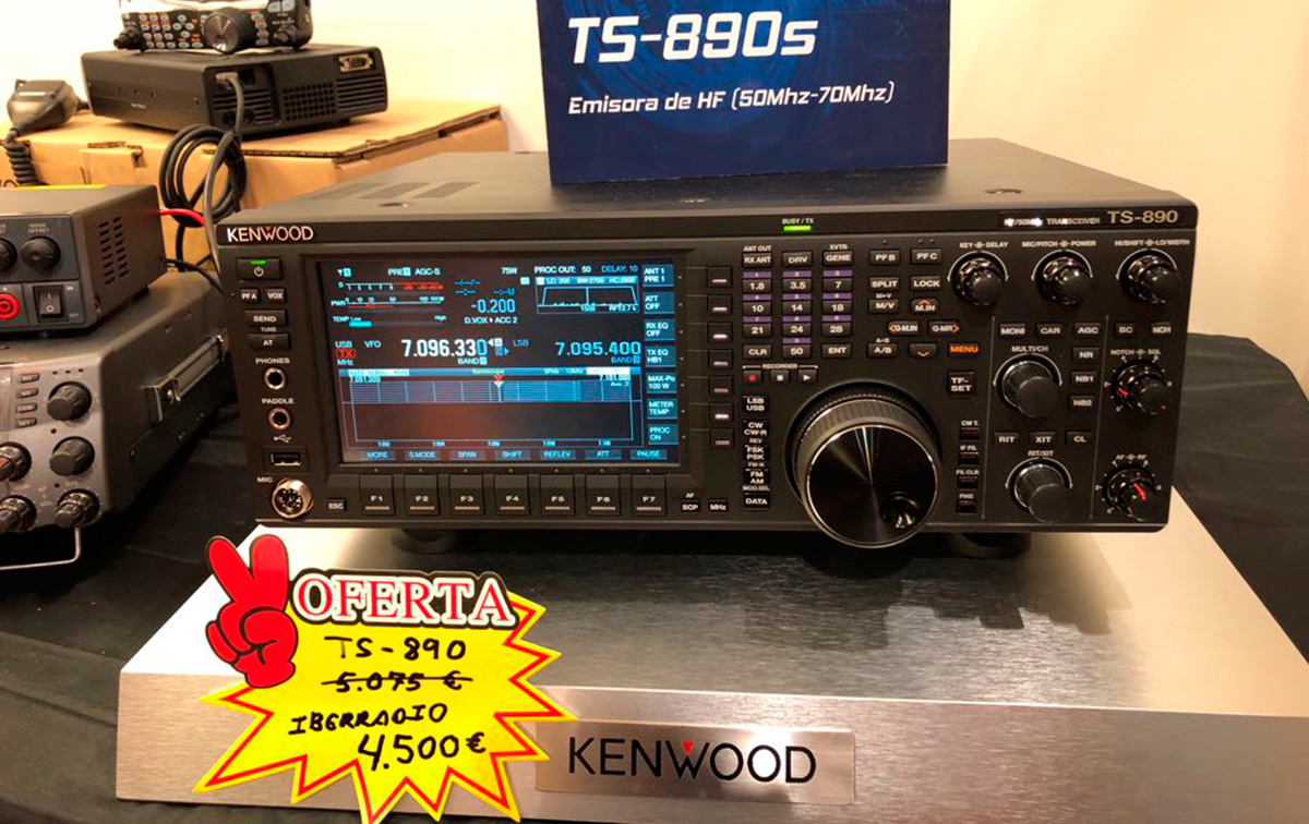 Nuevo Kenwood TS 890-S EMISORA DE HF / 50 MHZ.70 MHZ - Potencia 100 Watios. 50 Mhz 50 watios en 70 Mhz.