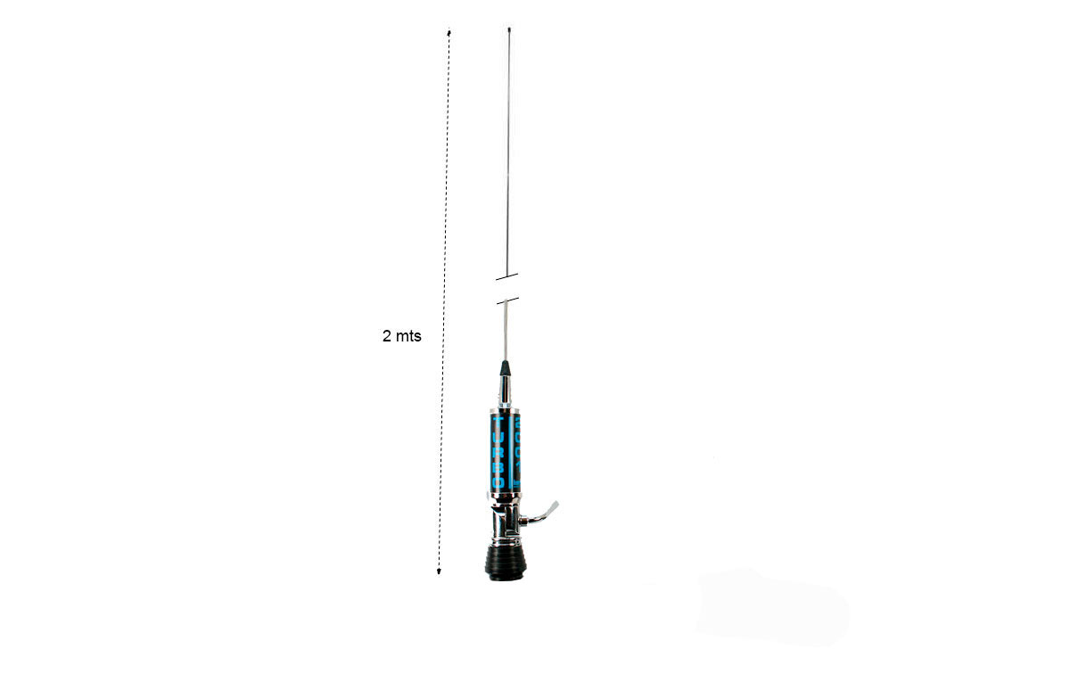 LEMM-TURBO-2001 PL Classic Antena abatible CB 27 mhz Longitud 200 cm