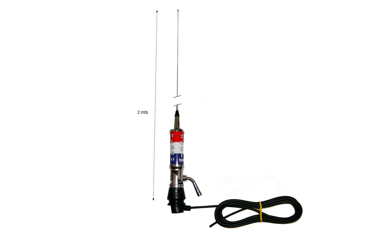 LEMMTURBO2001 bandera Francia Antena abatible CB27 mhz Longitud 200cm 