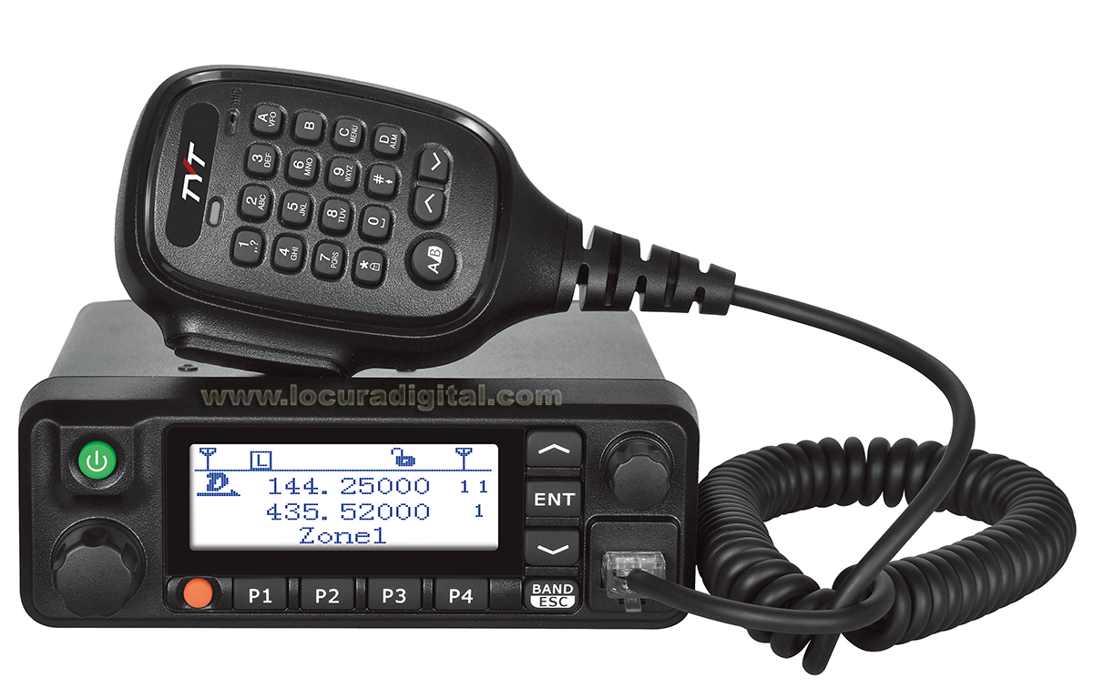 TYT MD 9600 Emisora Analogica y Digital DMR, Doble banda 144/ 430 Mhz