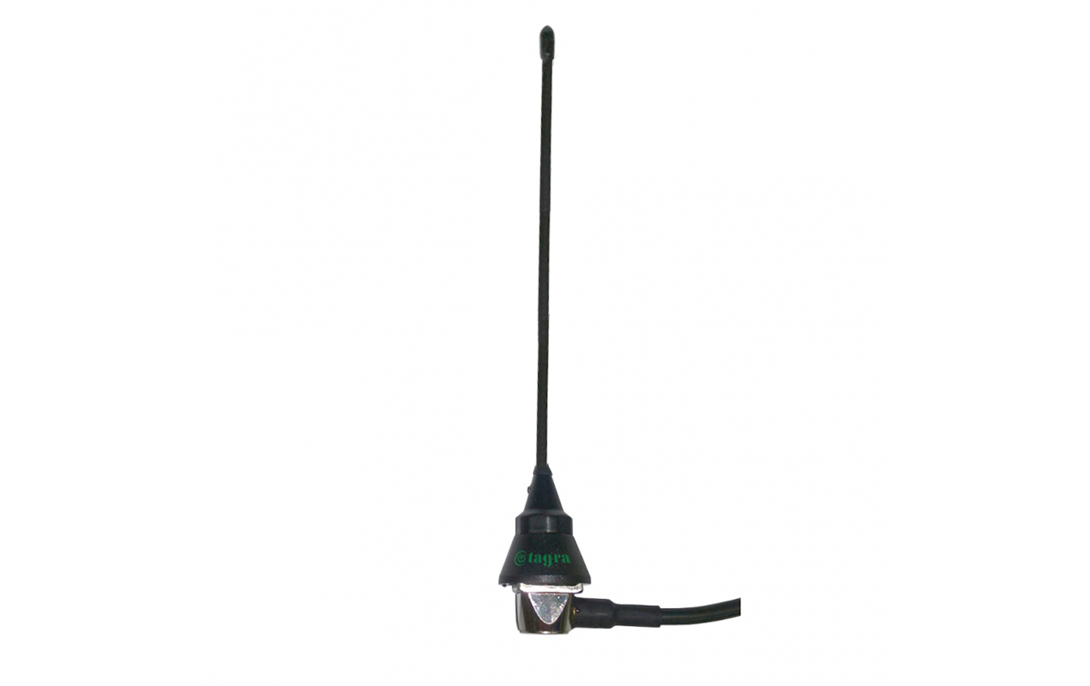 tagra uh-8 pro antena móvil 1/4 uhf 380 - 520 mhz. longitud 20 cm