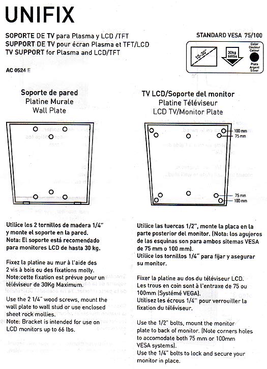 Modelo BOSTON  UNIFIX.