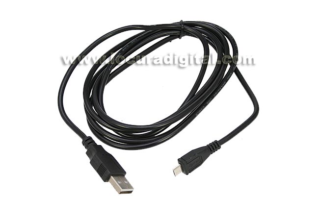 USB 23 Cable de programación USB a MICRO USB B, Compatible para KENWOOD PKT 23. Longitud del cable: 1,80 mts. Además de datos, este cable puede servir para cargar el walkie desde un ordenador por el propio conector del aparato. NO INCLUYE SOFTWARE