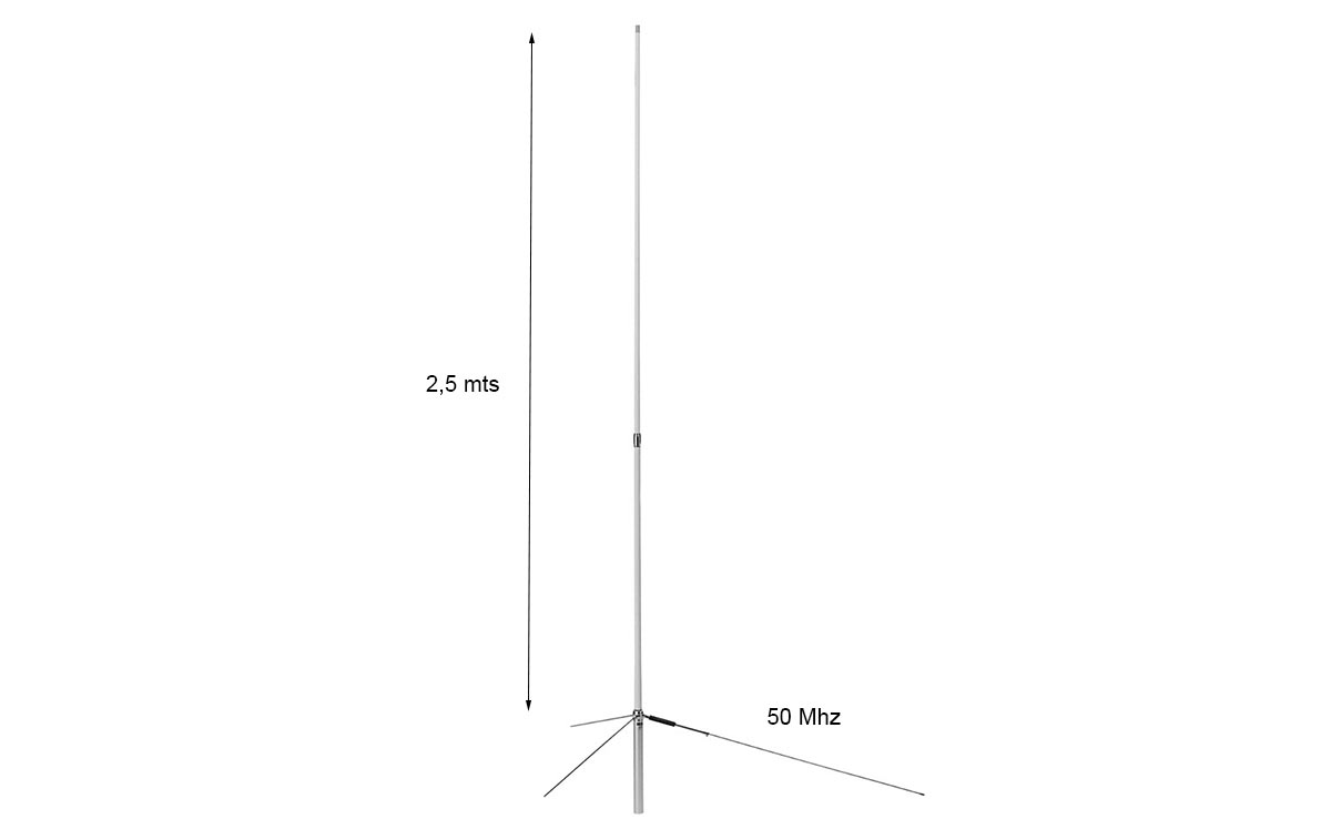 DIAMOND V2000PL Antena ORIGINAL DIAMOND JAPON Tribanda 50-144-430 Mhz