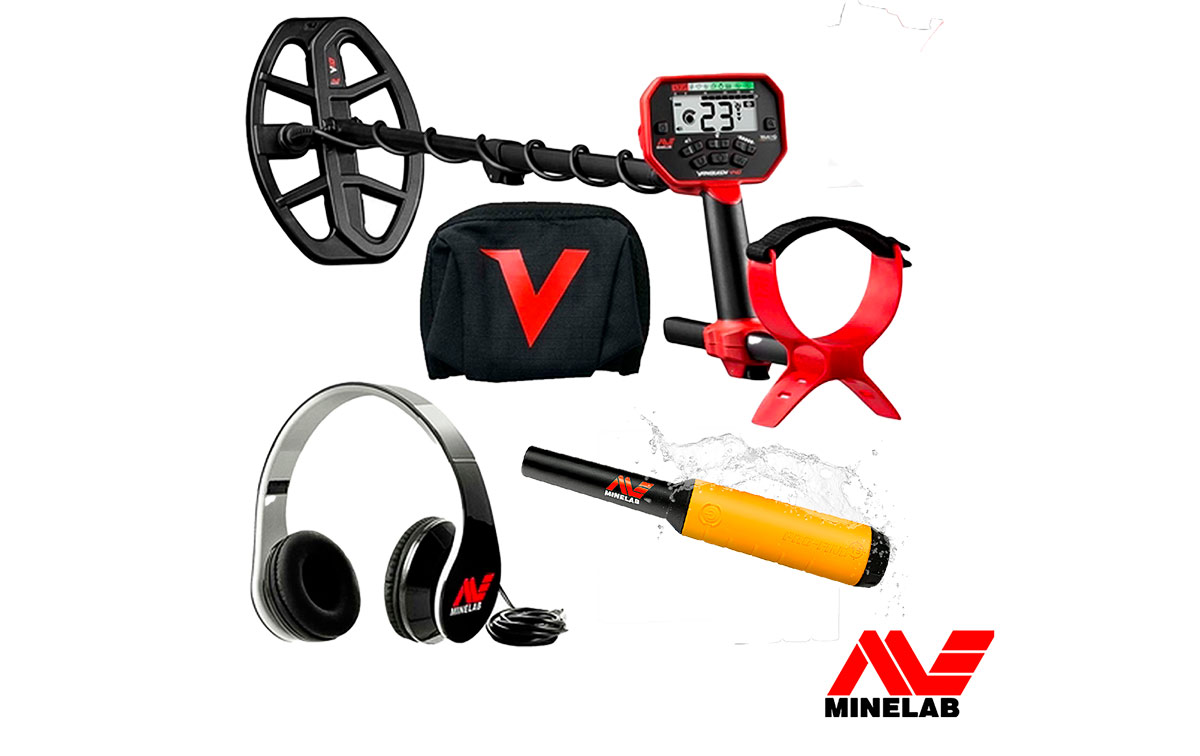 minelab vanquish 440 detector de metales con multi-iq