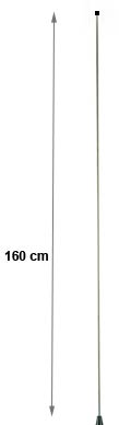 tige conique en acier inoxydable, 17 / 7 PH.