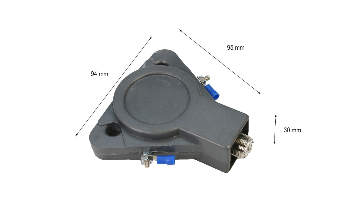 lemm vr113 balum 1:1 dipolo de 2 a 50 mhz, potencia: 3.000 watios ssb