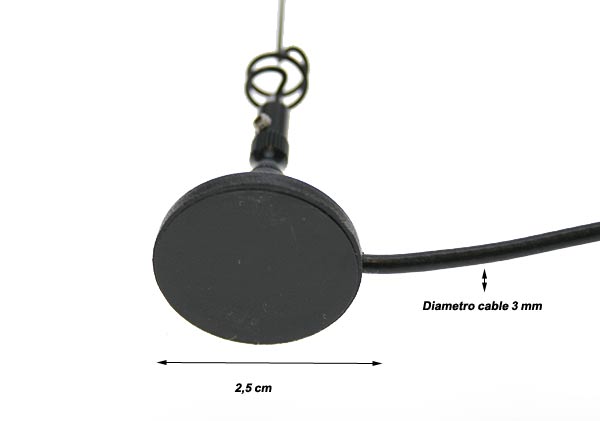 LAFAYETTE VUM201 dual-band antenna, magnetic mini BNC connector