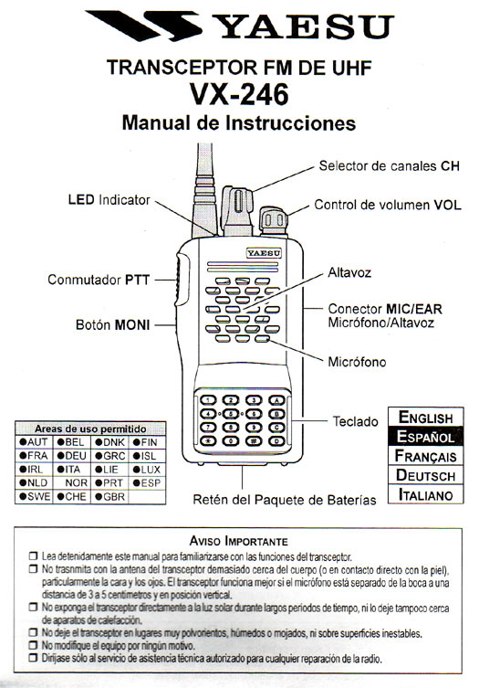 YAESU VX246KIT