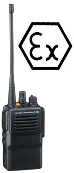 YAESU VERTEX VX821E ATEX UHF professional handheld ATEX UHF 400  470 MHz.