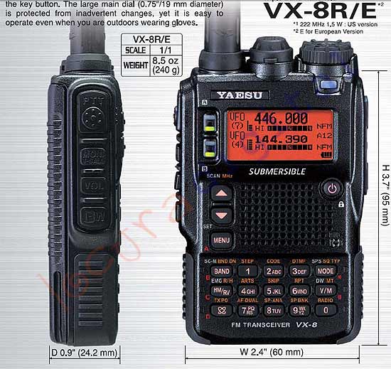 YAESU VX8DE