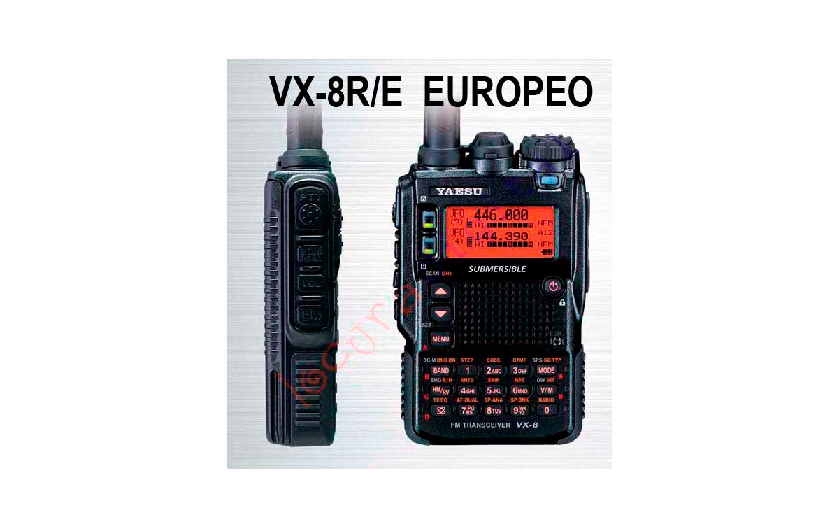 YAESU VX 8E Walkie Talke tri banda, sumergible. Potencia de 5W FM 50...