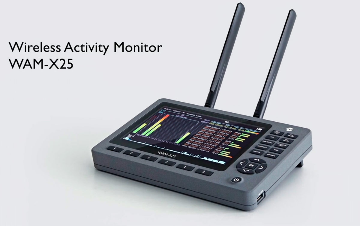 WAMX25 JJN DIGITAL Radio Frequency Activity Detector and Monitor