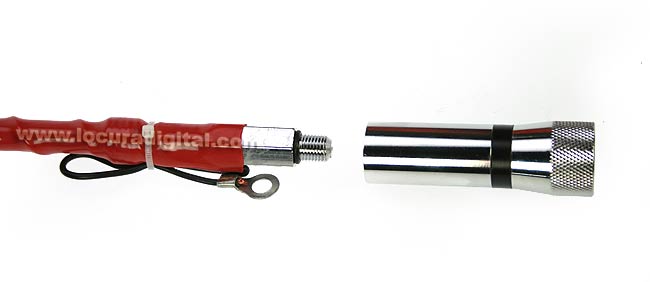WILSON FGT2- RED Antena de fibra color rojo CB 27 Mhz. 62 cms. ADAPTADOR A PL