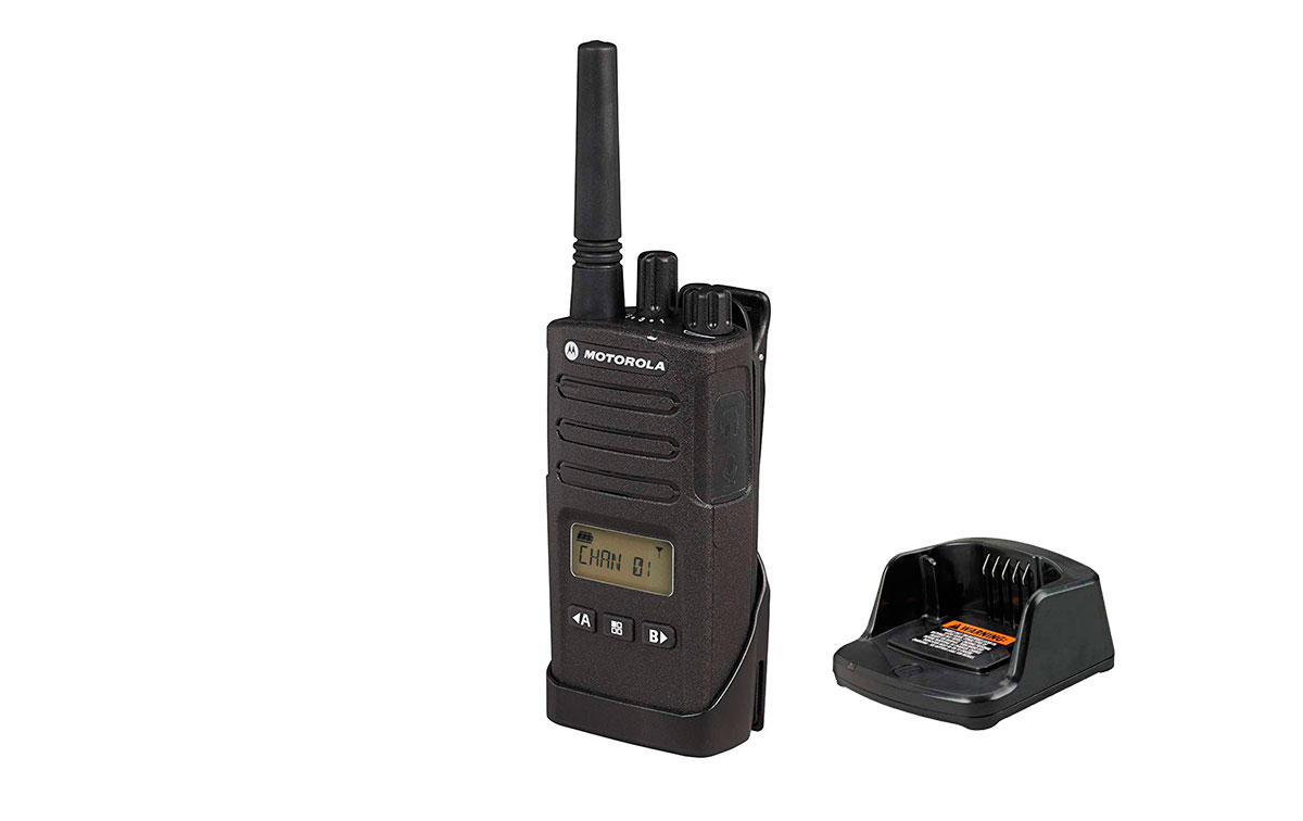 motorola xt-460 walkie uso libre pmr446 display,16 canales