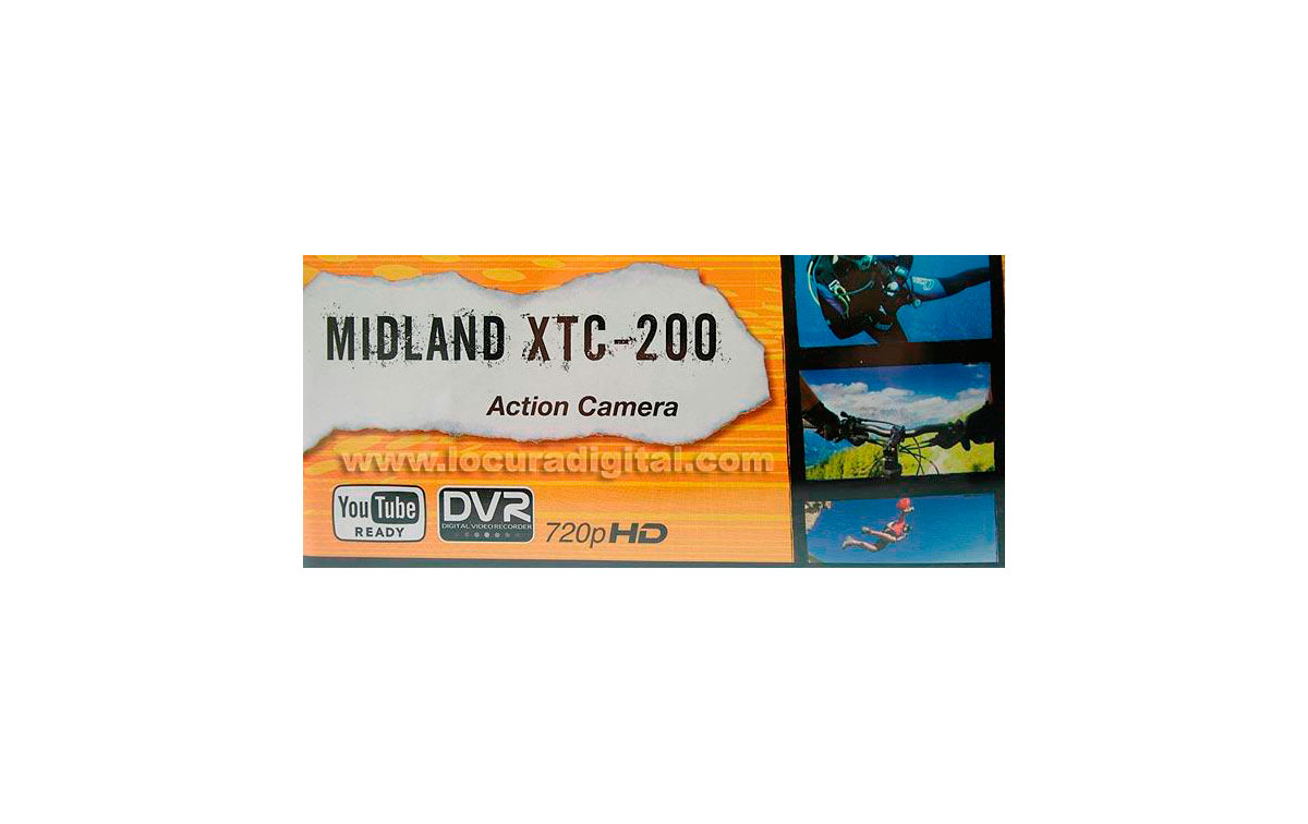 Enregistrement chambre XTC200 MIDLAND HAUTE Full HD 1080p pour une utilisation extr? DIFINICION