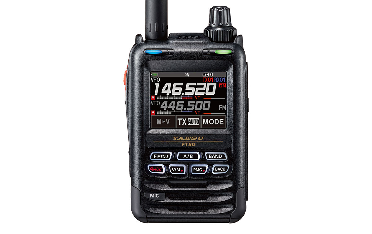 Yaesu FT-5DR-E 144 VHF 430 UHF 144 VHF 430 UHF Digital Dual Band W...