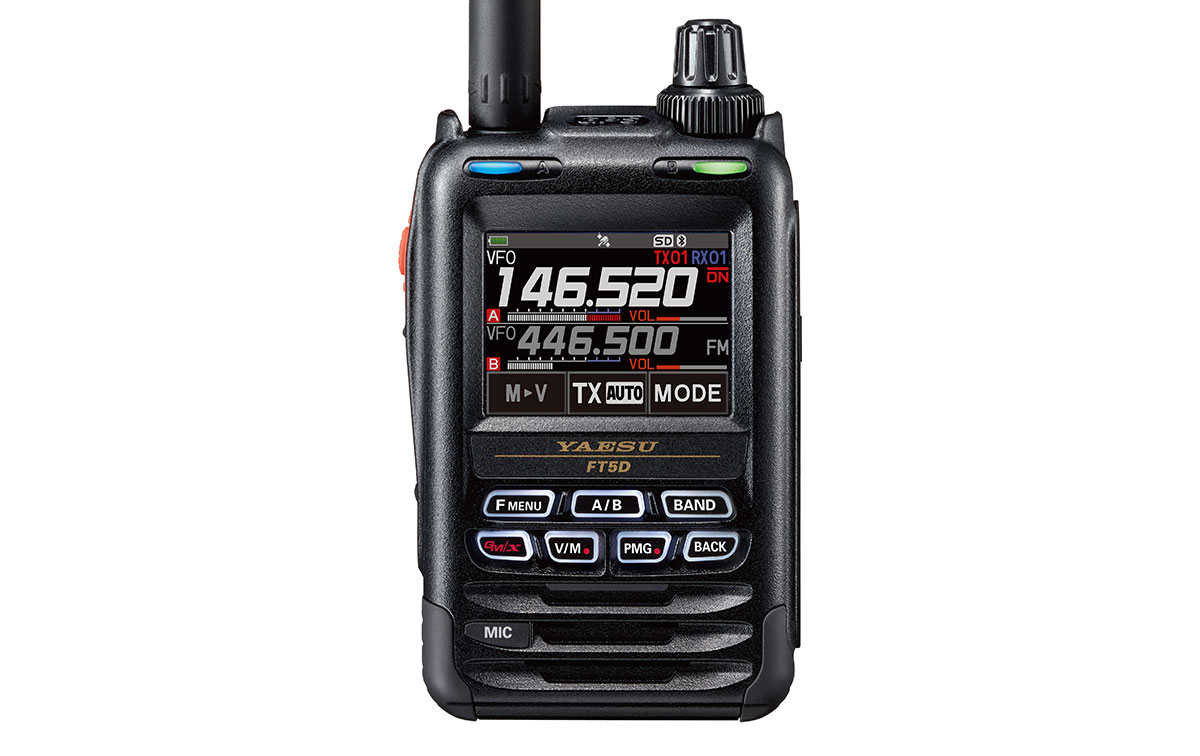 Yaesu FT5DRE 144 VHF / 430 UHF 144 VHF / 430 UHF Digital Dual Band W...