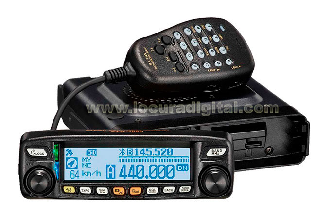 YAESU FTM-100-DE MOVIL DOBLE BANDA UHF 430 mHz / VHF 144 mHz ANALOGICO Y DIGITAL 