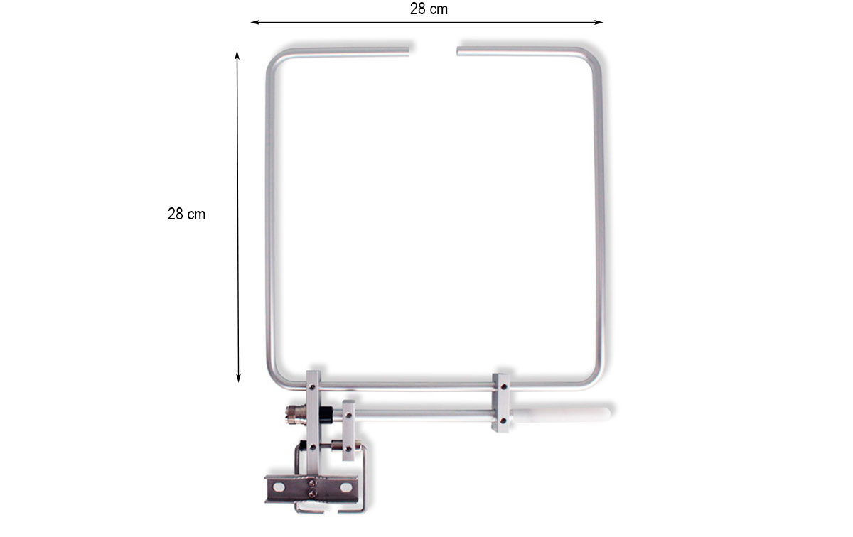 YG-MINI-DUAL KOMUNICA Antena tipo LOOP doble banda VHF/UHF 