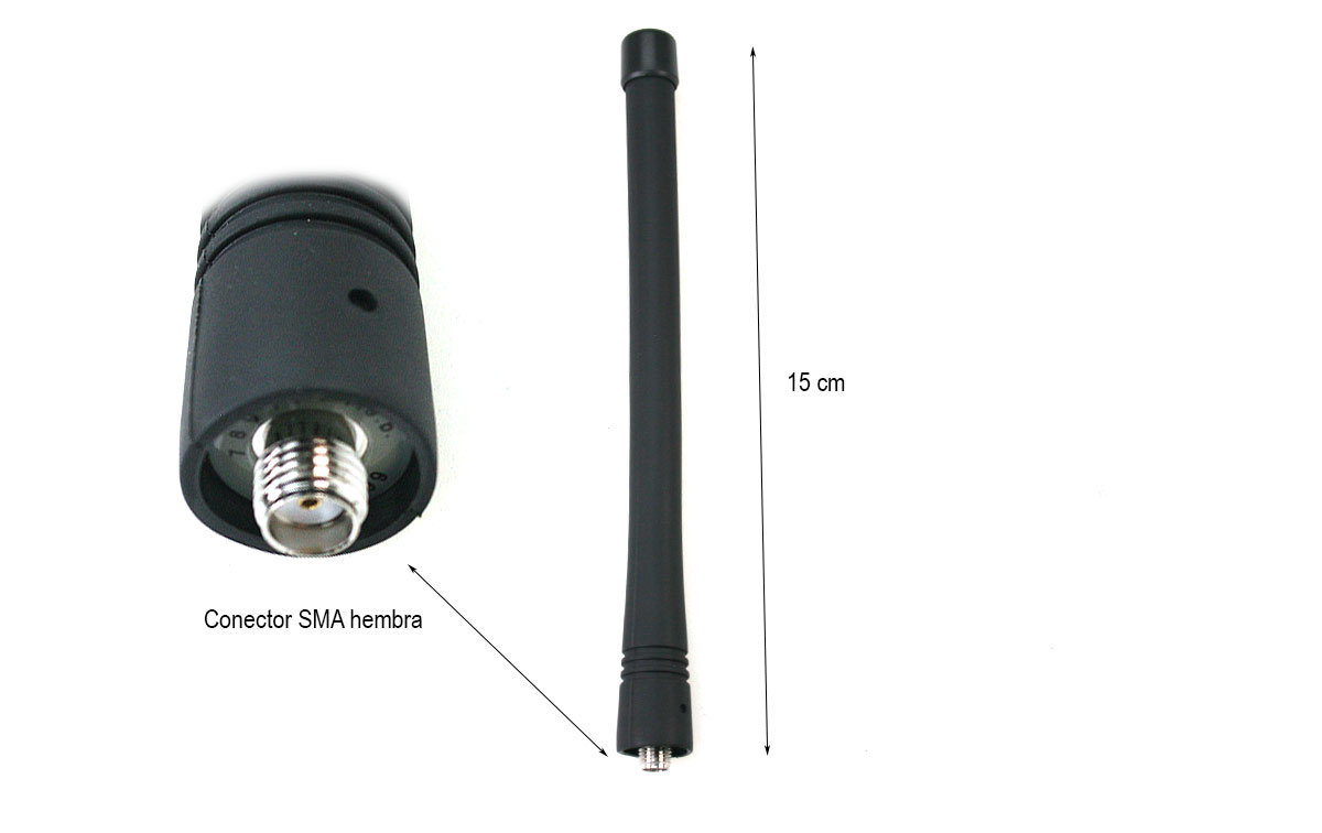 Z47465 ZODIAC Antena original para walkie D80