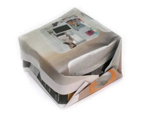 proceso de embalaje de devolución