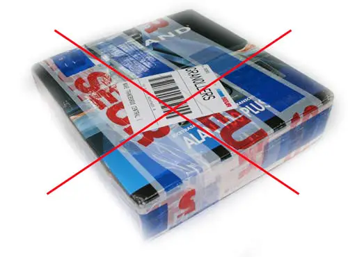 formato incorrecto del paquete a devolver, lo que no se debe hacer