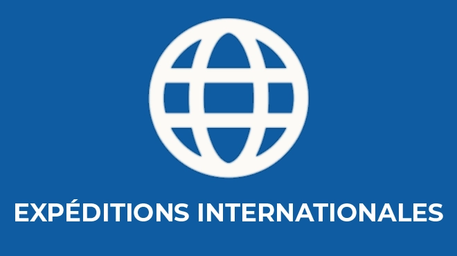 Expéditions internationales