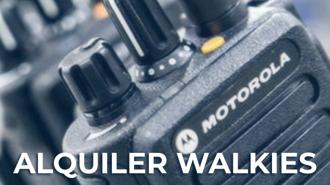 Alquiler de walkies