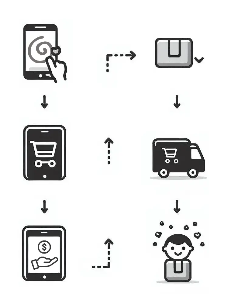 proceso de compra en locura digital