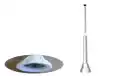 QUICK150VHF MIRMIDON Nautical Antenna Fiber Glass VHF 156-162 Mhz.1,5 mt. 3 db