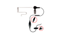 NAUZER PIN 40 M4 Micro-Auricular tubular especial para ambientes ruidos con PTT / VOX
