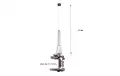 BANTEN14391 Antena dipolo vertical 746-960 Mhz fibra 40 cm. Es una antena omnidireccional dipolo vertical profesional de alta ganacia para frecuencias 4G LTE, RFI, sistema SIGFOX e IoT (Internet of Things)
