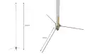 UH50 HOXIN UHF single band antenna 400-480 Mhz. Fiberglass. Length 1.50 meters
