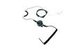 NAUZER PLX-330M4. Laringofono  auricular tubular Profesional de doble captador para MOTOROLA PROFESIONAL.