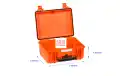 3818OE Maleta Explorer naranja sin espuma Int L380 x A270 x P180 mm