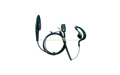 PIN29M4  Micro-auricular orejera, cable rizado negro PTT, para walkies MOTOROLA
