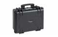 4822B Explorer suitcase color black foam Interior L 480 x H 370 x P 205, external measurements: Length 520 x Width 435 x Depth 230 mm. Indestructible polypropylene protection suitcase ideal to protect radiocomunication equipment, cameras, medium size and 