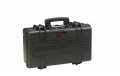 5117B Black Explorer suitcase with foam Interior L517 x A277 x P173, elongated format. Exterior measurements: Length 546 x Width 347 x Depth 197 mm. Indestructible polypropylene protection suitcase ideal to protect medium size. Includes foam in your custo