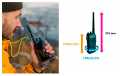 AQ208 AQUAPAC Funda impermeable para walkie talkies medida pequeña