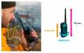 AQ208 AQUAPAC Caixa à prova d'água para walkie talkies de tamanho pequeno