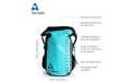 AQUAPAC 792 TOCCOA Backpack. Color blue . Fully waterproof backpack (inside and outside). With its 28 liters of volume, the Toccoa is just like a backpack.