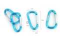 AQ 907 AQUAPAC set of 4 carabiners for backpacks and AQ-912