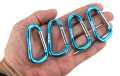 AQ 907 AQUAPAC set of 4 carabiners for backpacks and AQ-912