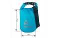 AQUAPAC 732 Bolsa impermeable 7 litros  corre para hombro Azul frio