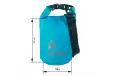 AQUAPAC 732 Waterproof bag 7 liters fits on shoulder Cold blue