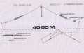 LEMM AT4080 Dipole Antenna bands 40 (7 Mhz.) - 80 meters (3.5 Mhz.)