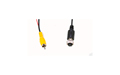 BARRISTER adaptation BRV022 Cable Connector 4-pin female to RCA male with food for small cameras.