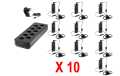 ALBRECHT TECTALK BIZ 10 unités Talkies-walkies utilisation gratuite PMR446